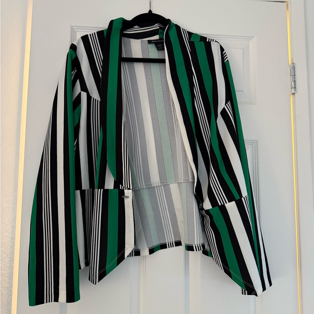 Ashley Stewart STRIPED BLAZER